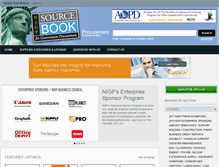 Tablet Screenshot of nigpsourcebook.com